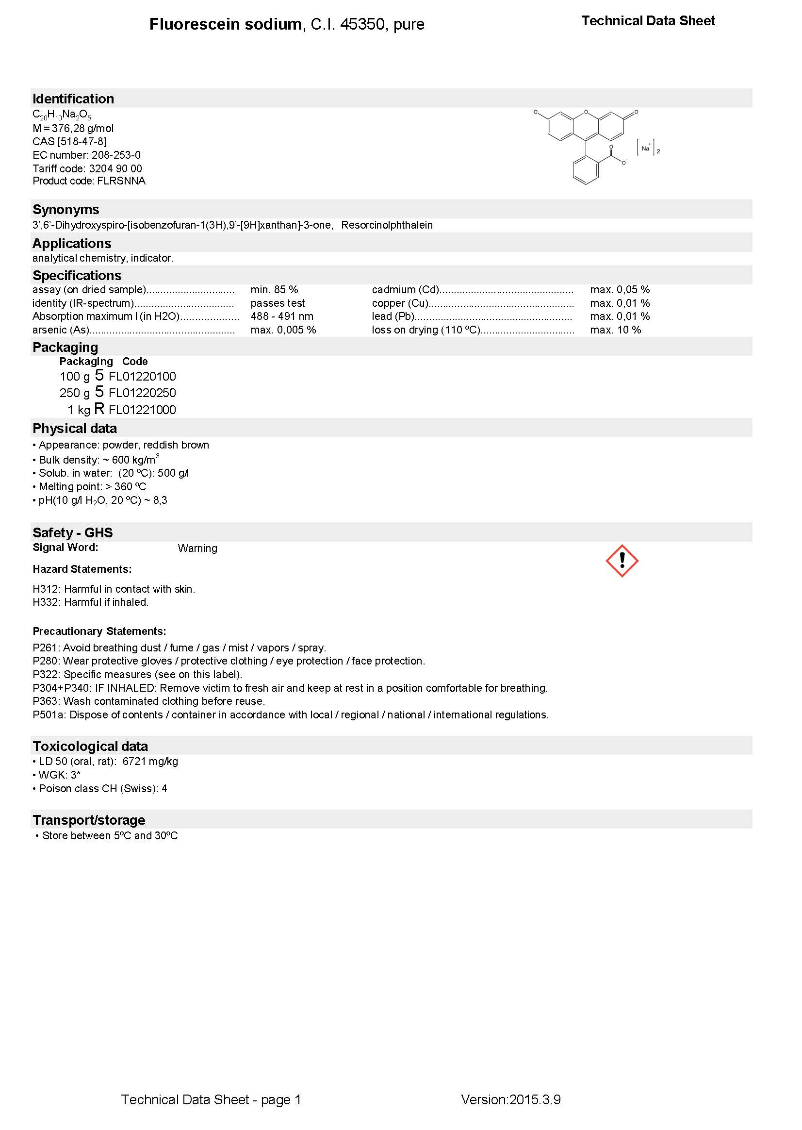 Technical Data Sheet